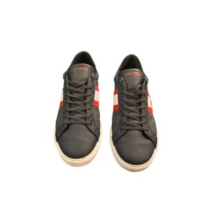 Lacoste Men’s Shoes Size 9.5 Blue Leather Low Top Sneakers